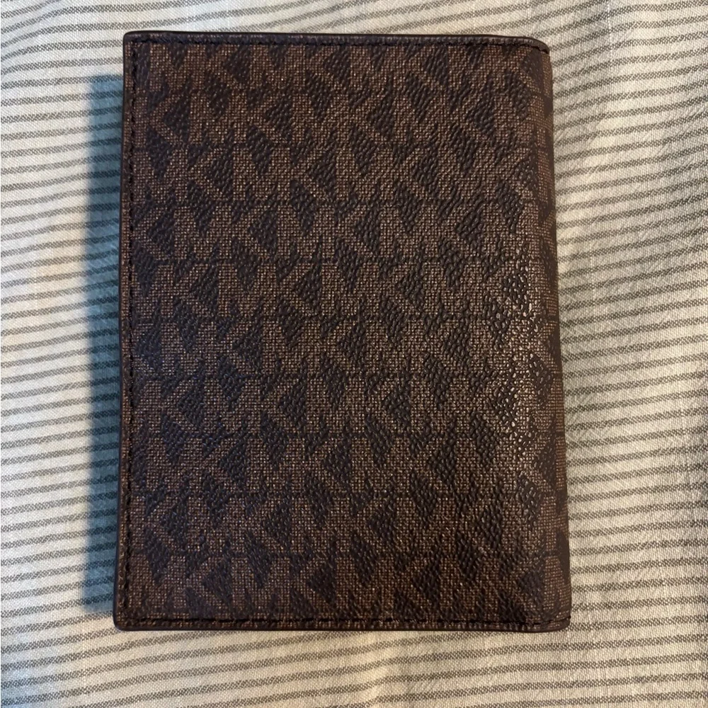 Michael Kors Brown Passport Wallet NWT